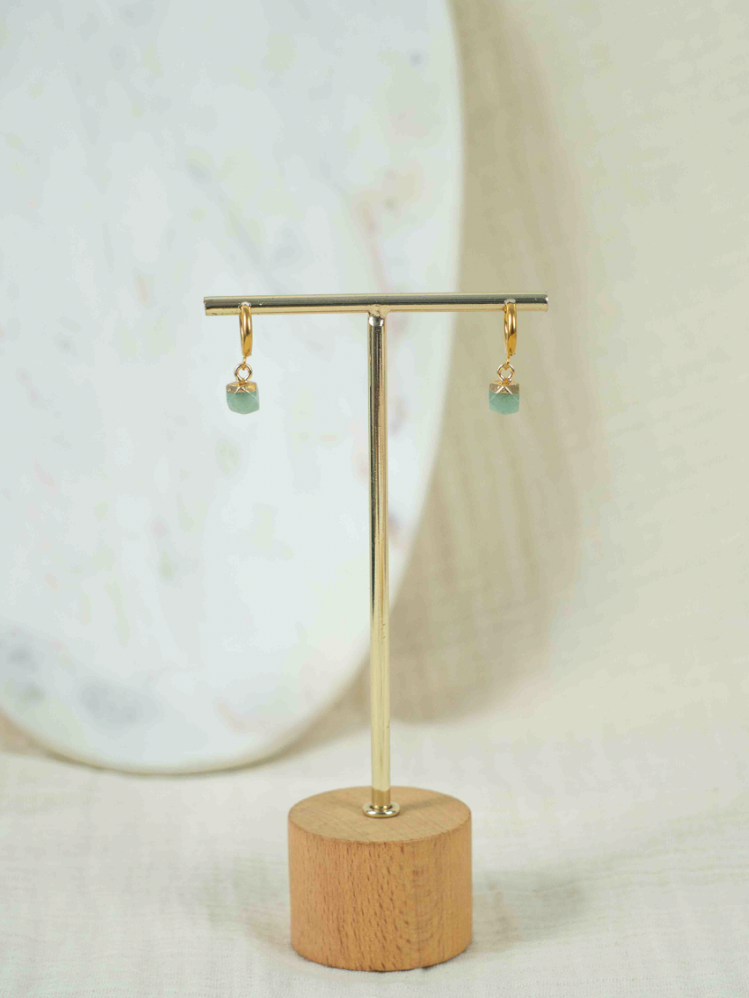 CHARM - Pendientes Aventurina