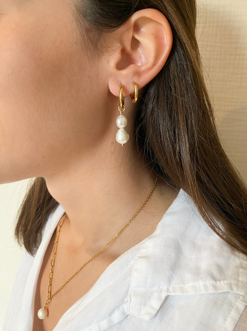 PEARL - Pendientes Duo Big