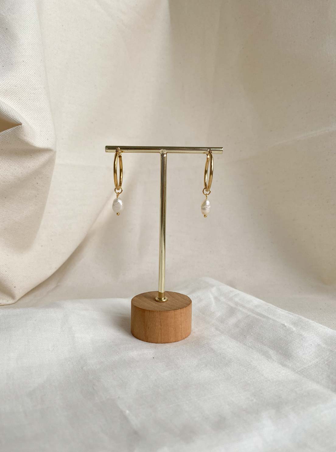 PEARL - Pendientes basic aro grande