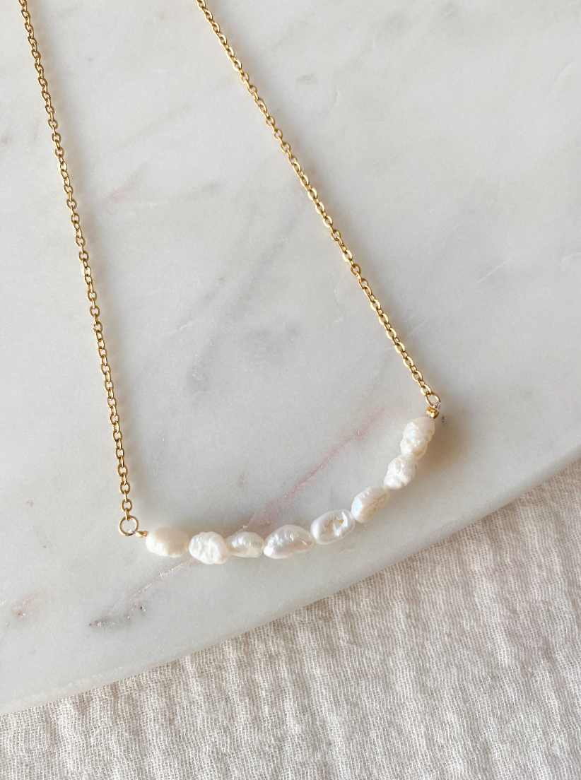 PEARL - Collar mini perlas
