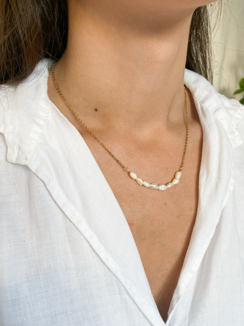 PEARL - Collar mini perlas