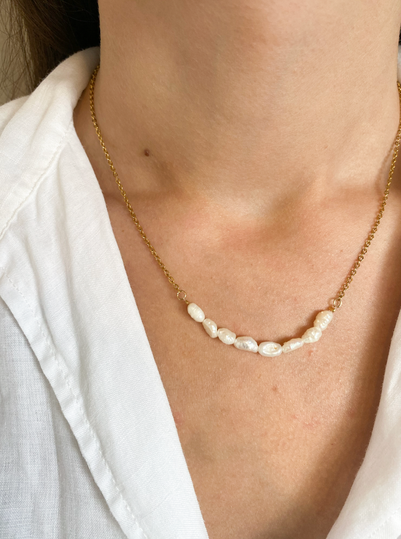 PEARL - Collar mini perlas