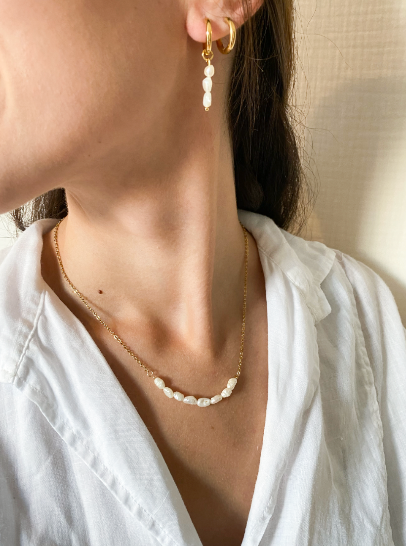PEARL - Collar mini perlas