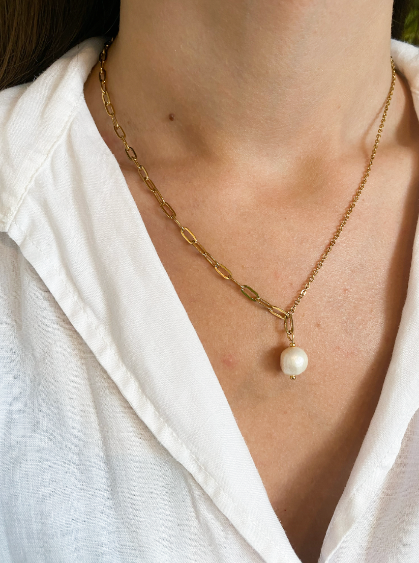 PEARL - Collar basic mix cadena