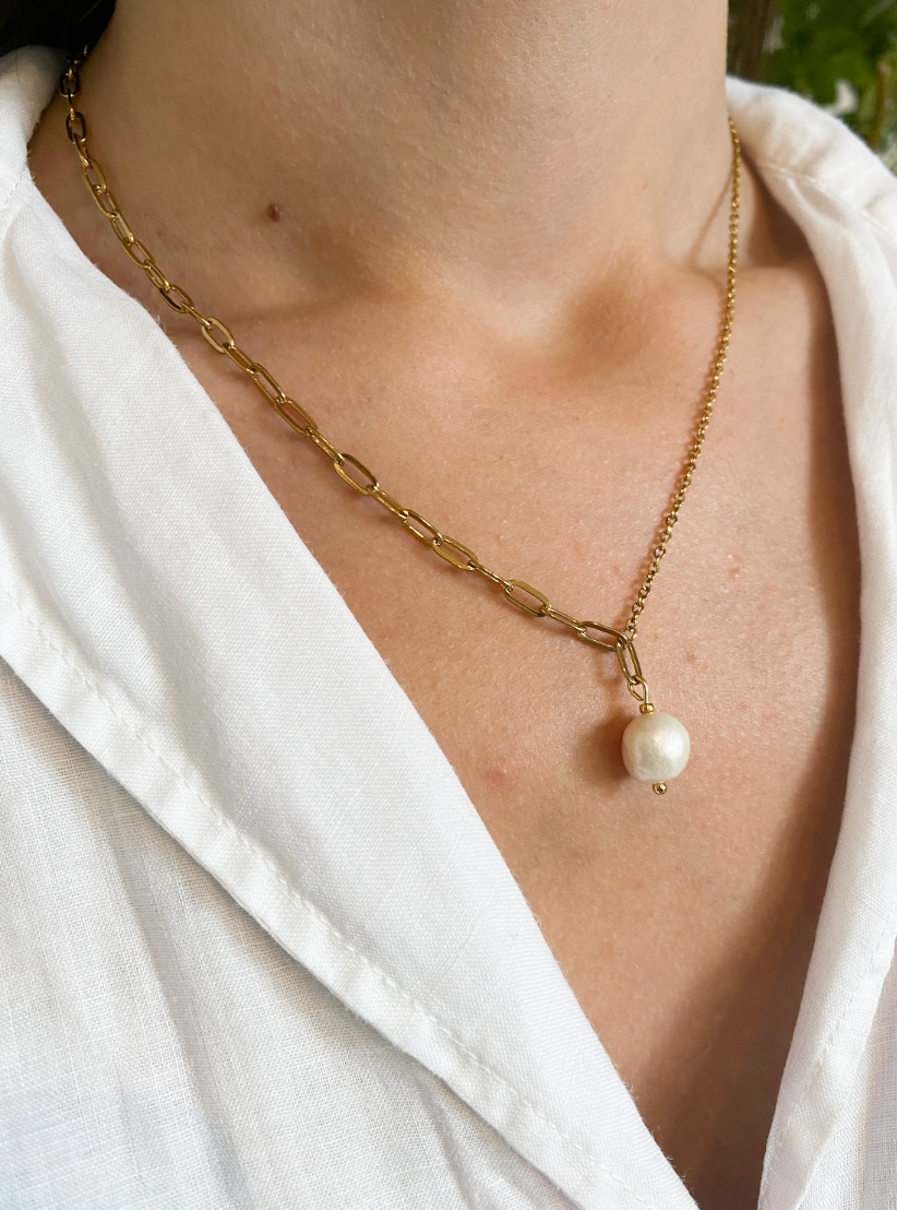 PEARL - Collar basic mix cadena