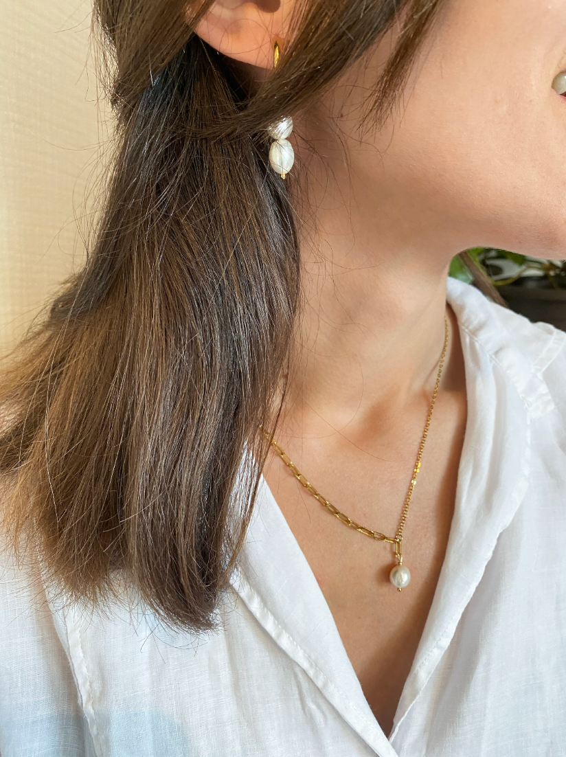 PEARL - Collar basic mix cadena