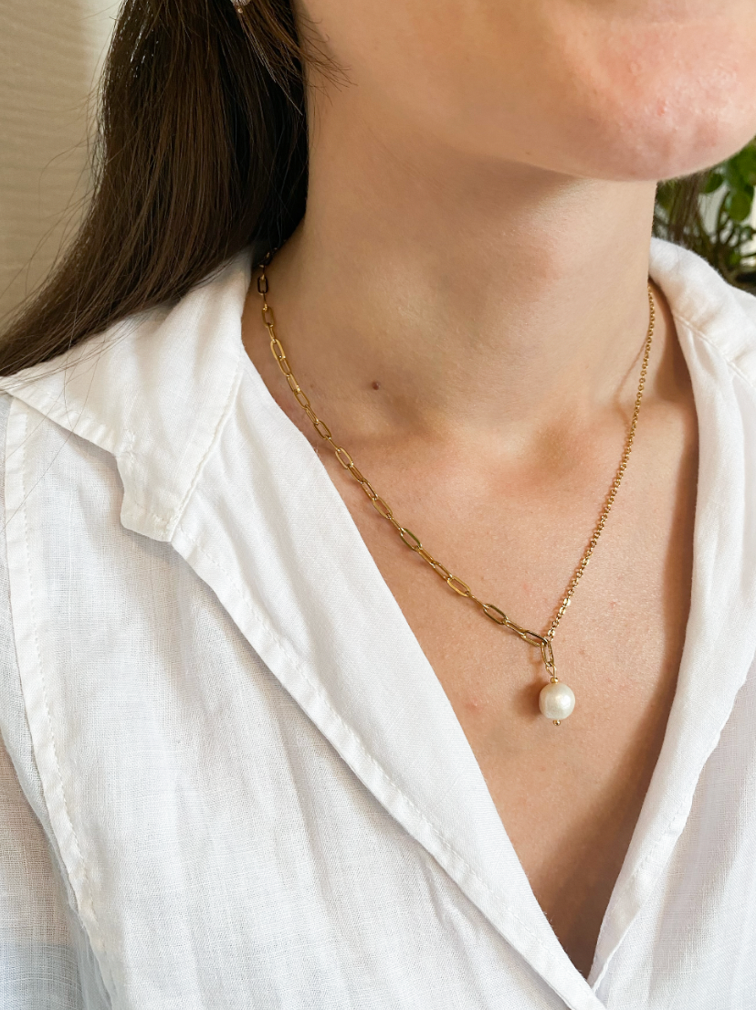 PEARL - Collar basic mix cadena