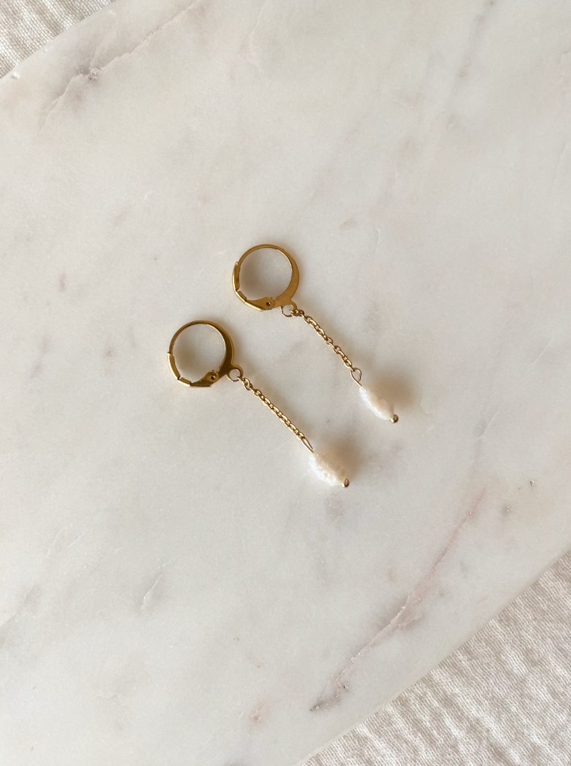 PEARL - Pendientes lágrima medios
