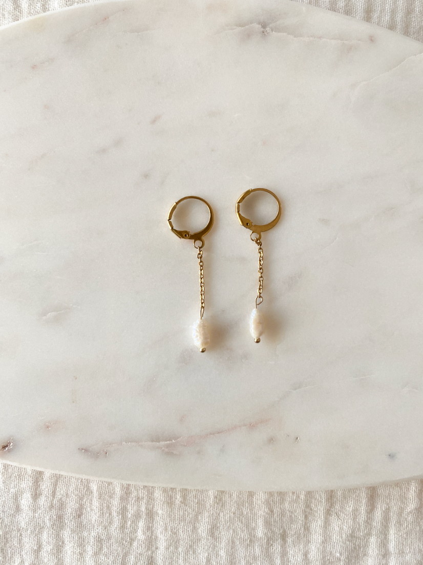 PEARL - Pendientes lágrima medios