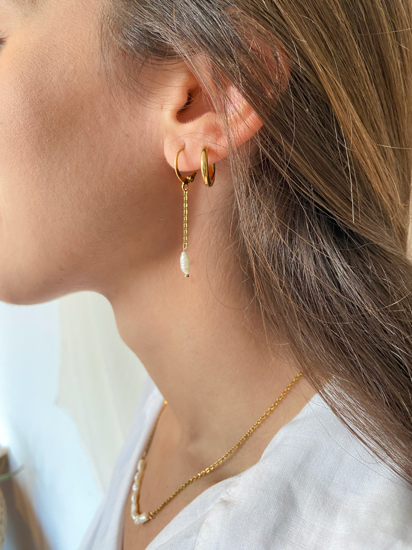 PEARL - Pendientes lágrima medios
