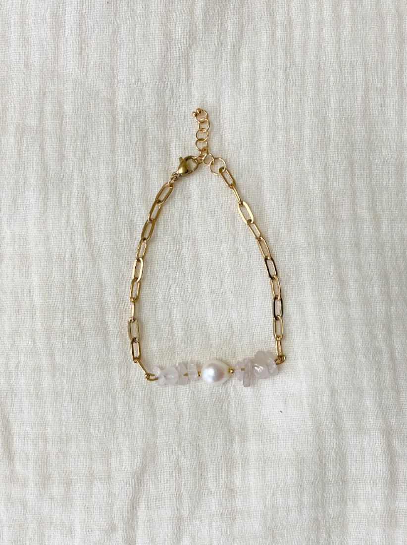 PEARL - Pulsera combinada cuarzo