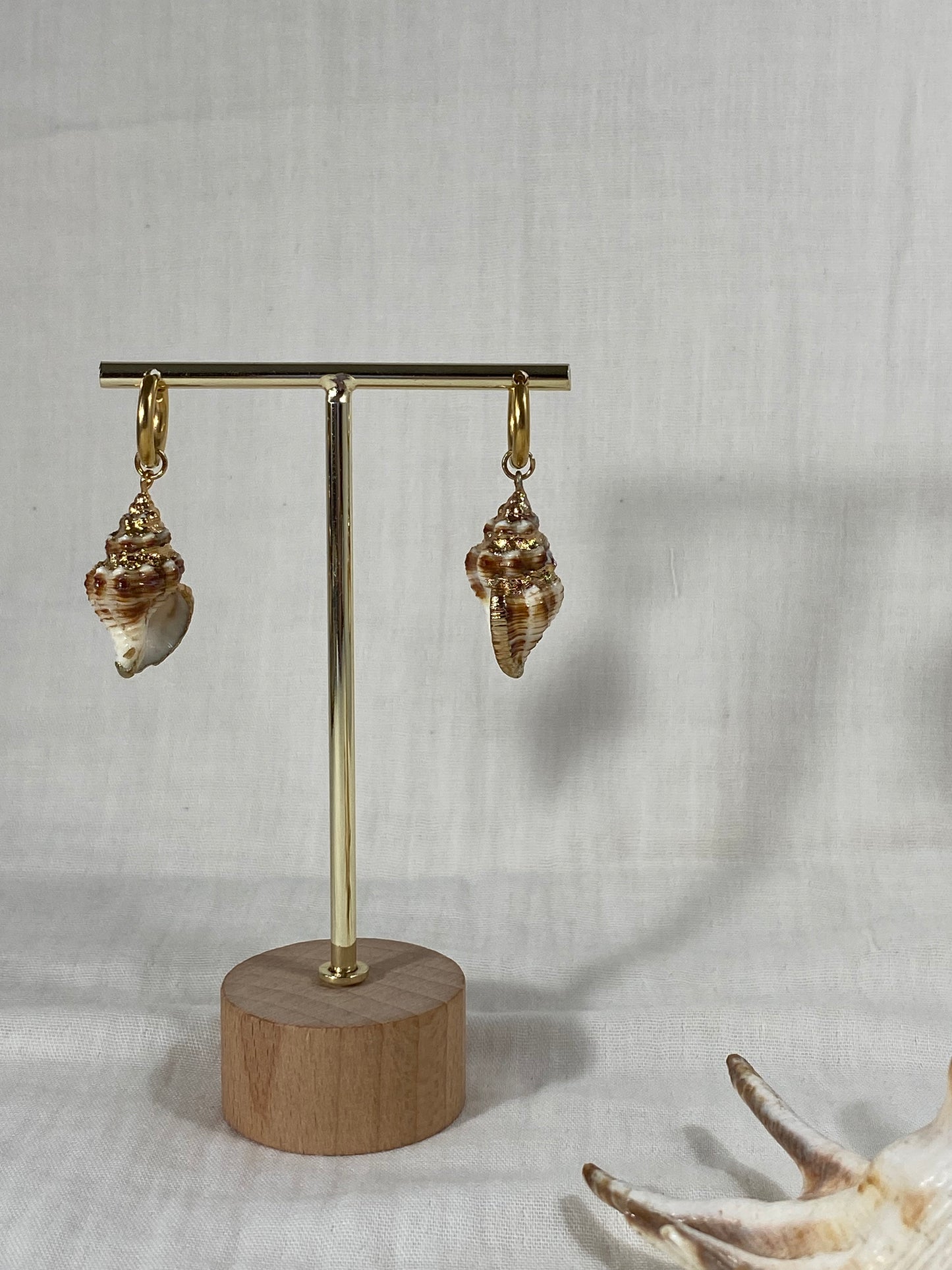 SEA - Pendientes caracola mini