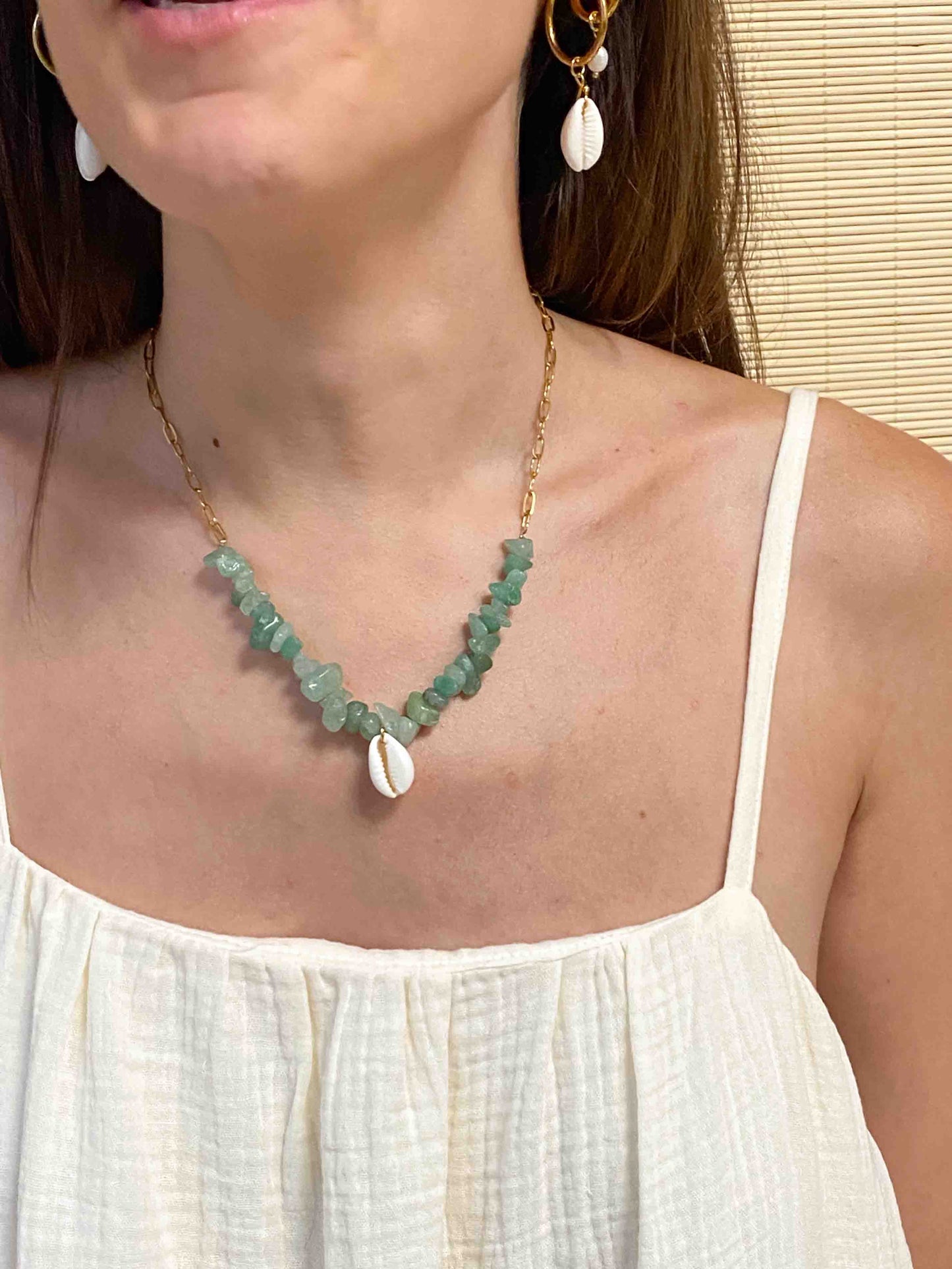 SAND - Collar combinado Aventurina