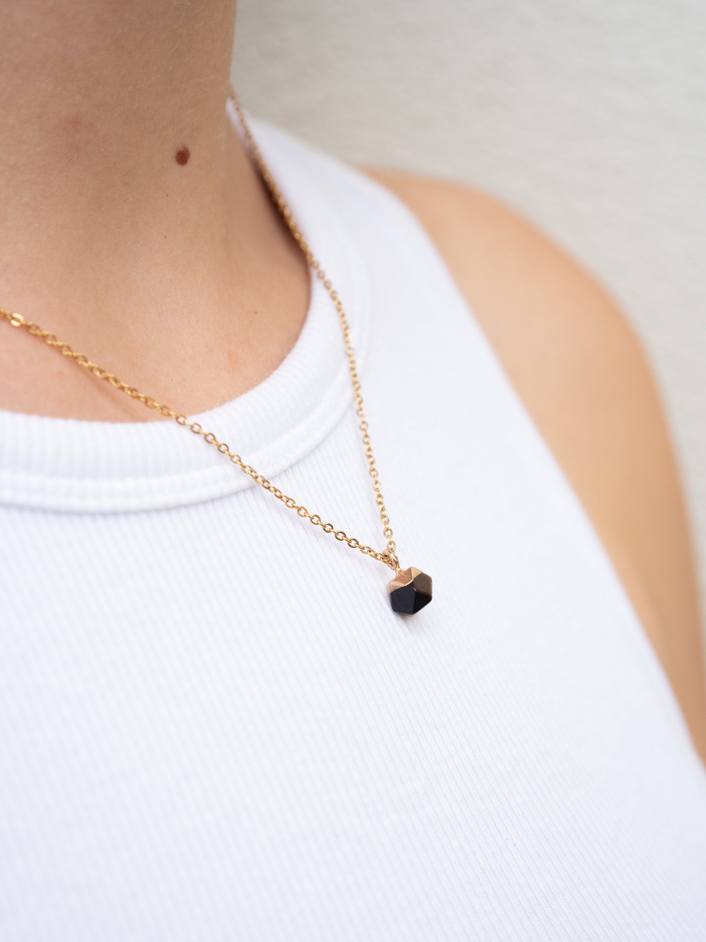 CHARM - Collar colgante Ojo de tigre