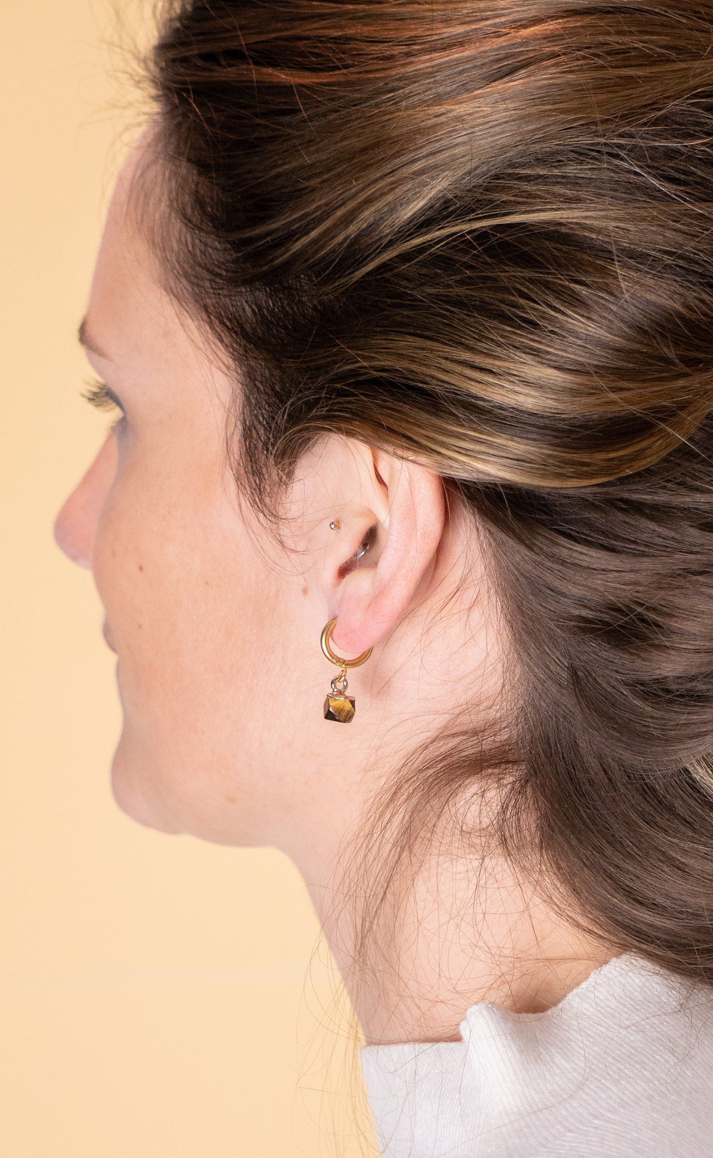 CHARM - Pendientes Ojo de Tigre