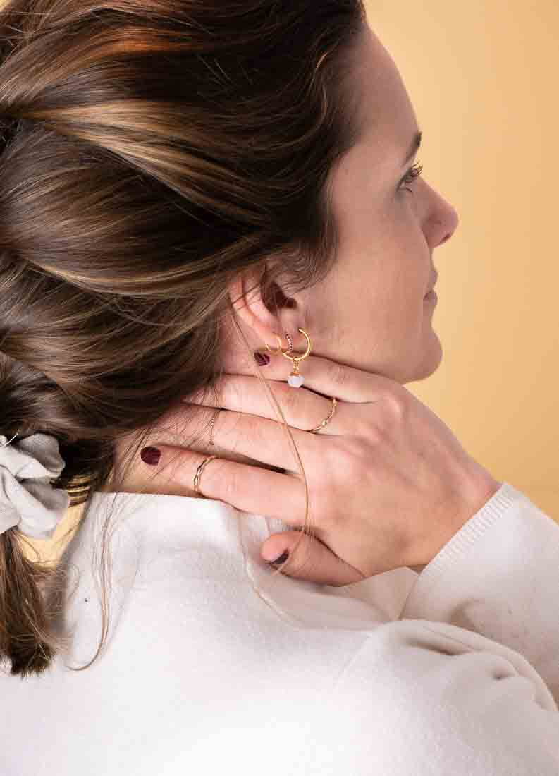CHARM - Pendientes Cuarzo