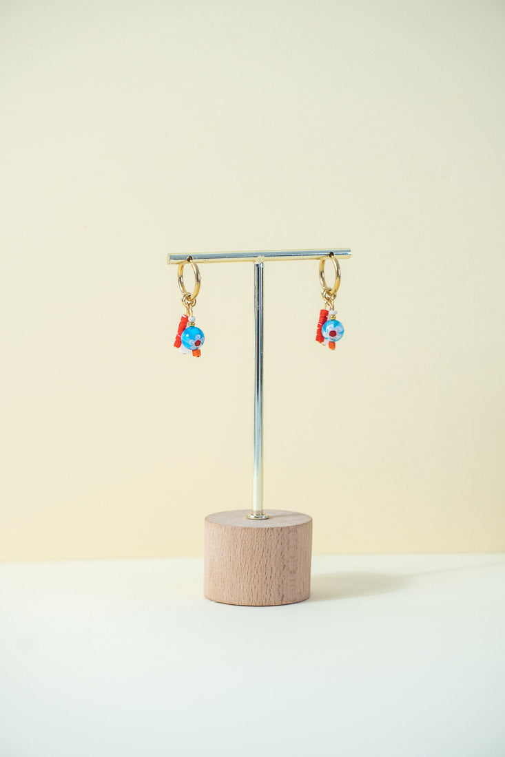AIR - Pendientes colgantes turquesa