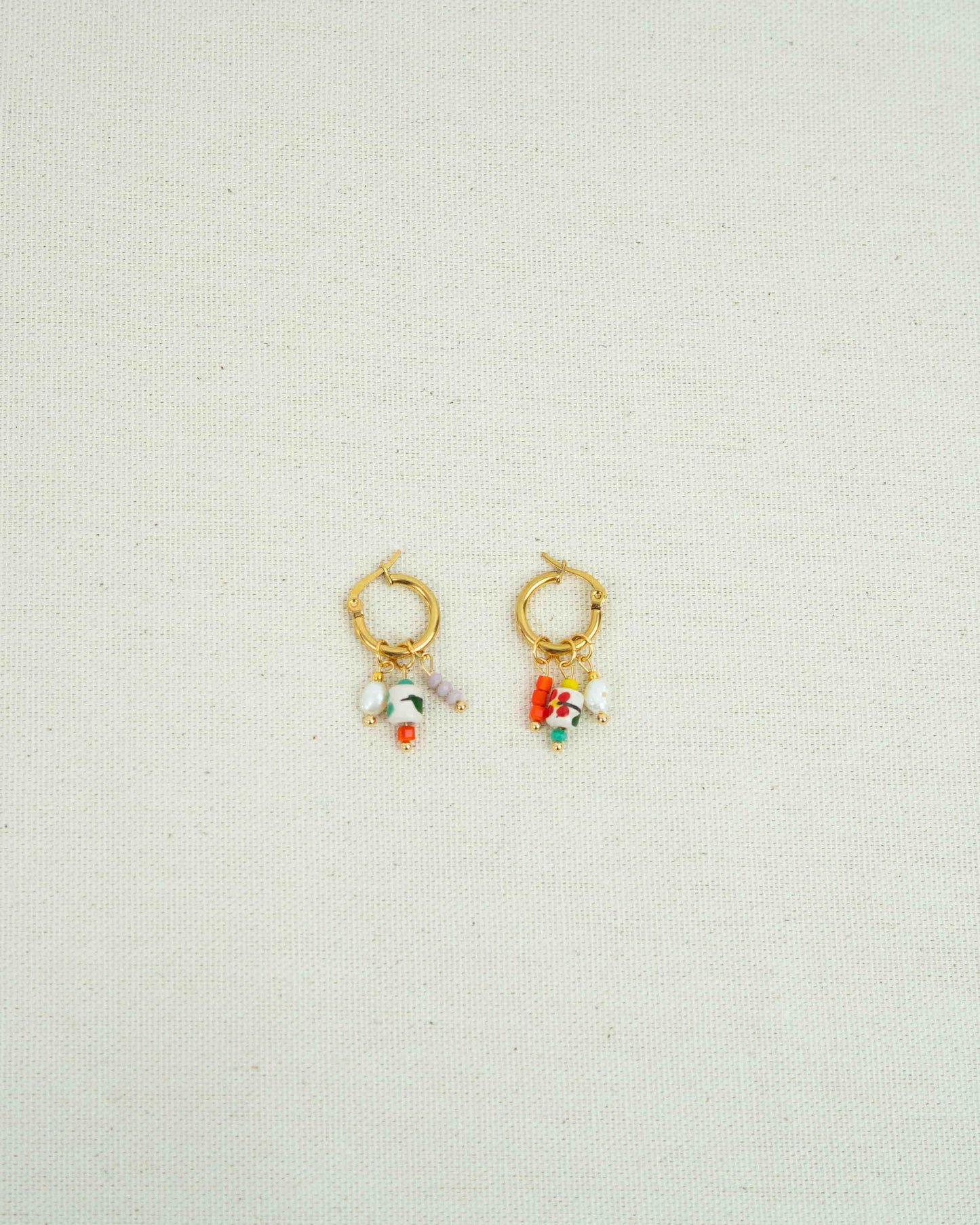 AIR - Three flower earrings