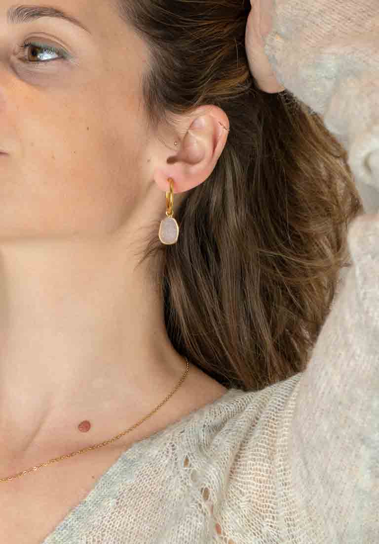 CHARM - Pendientes colgante Aventurina