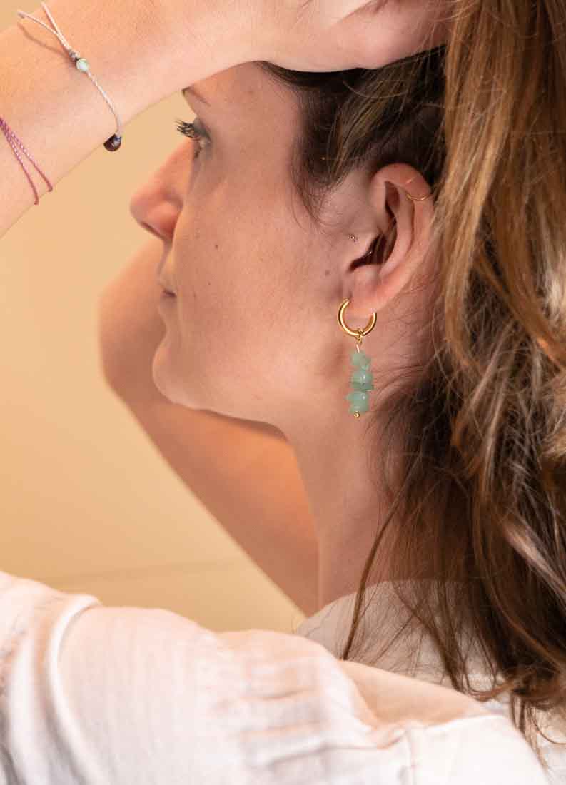 EARTH - Aventurine Earrings