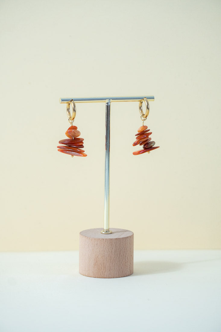 EARTH - Carnelian Earrings