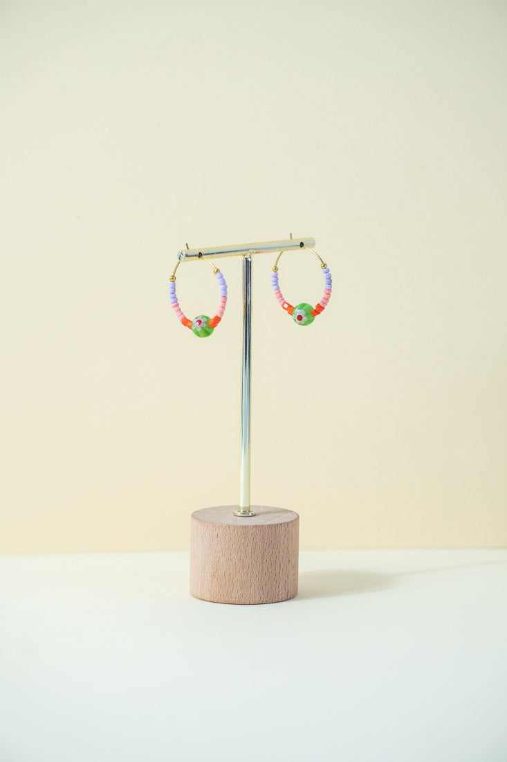 AIR - Pendientes flor lavanda