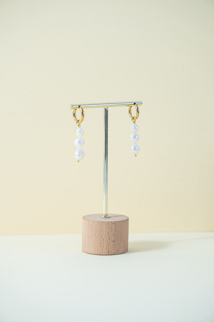 PEARL - Pendientes trio lágrima