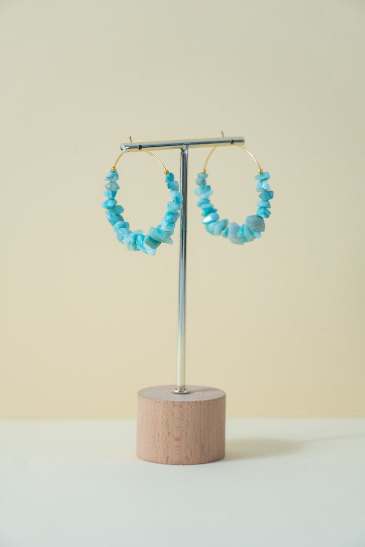 FIRE - Pendientes Turquesa
